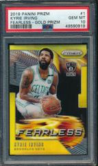 Kyrie Irving [Gold Prizm] #1 Basketball Cards 2019 Panini Prizm Fearless Prices