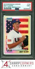 Matt Olson [Refractor] #104 Baseball Cards 2010 Bowman Chrome Draft Picks & Prospects Prices