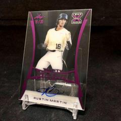 Austin Martin [Purple] #CA-AM1 Baseball Cards 2020 Leaf Trinity Clear Autographs Prices