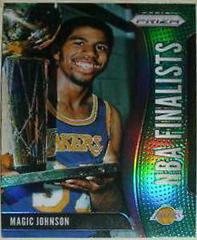 Magic Johnson [Green Prizm] #7 Basketball Cards 2019 Panini Prizm NBA Finalists Prices