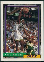 Karl Malone #20 Basketball Cards 1992 Topps Prices