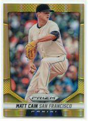 Matt Cain [Gold Prizm] #57 Baseball Cards 2014 Panini Prizm Prices