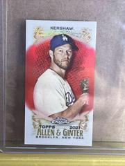 Clayton Kershaw [Mini Red Refractor] #28 Baseball Cards 2021 Topps Allen & Ginter Chrome Prices