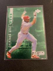 Juan Gonzalez [Quadruple] #85 Baseball Cards 1999 Upper Deck Black Diamond Prices