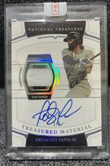 Fernando Tatis Jr. [Holo Silver] Baseball Cards 2022 Panini National Treasures Material Signatures Prices