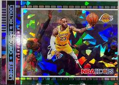 LeBron James [Green Ice] Basketball Cards 2021 Panini Hoops Lights Camera Action Prices