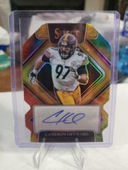 Cameron Heyward [Tie Dye Die Cut] #SIP-CHE Football Cards 2021 Panini Select Signatures Prizm Prices