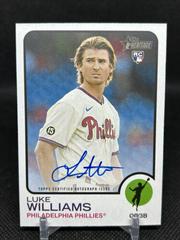 Luke Williams #ROA-LW Baseball Cards 2022 Topps Heritage Real One Autographs Prices