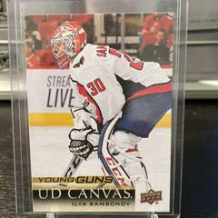 Ilya Samsonov Hockey Cards 2018 Upper Deck Canvas Prices
