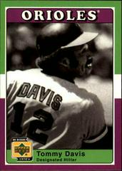 Tommy Davis #18 Baseball Cards 2001 Upper Deck Decade 1970's Prices