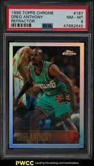 Greg Anthony [Refractor] #187 Basketball Cards 1996 Topps Chrome Prices