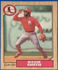 Ozzie Smith #107 Baseball Cards 1987 O Pee Chee Prices