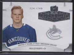Olli Juolevi Hockey Cards 2020 Upper Deck The Cup Rookie Class of 2021 Prices