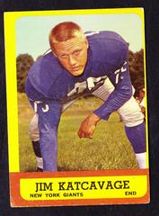 Jim Katcavage #55 Football Cards 1963 Topps Prices