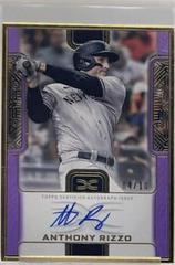 Anthony Rizzo Baseball Cards 2023 Topps Definitive Framed Autograph Collection Prices