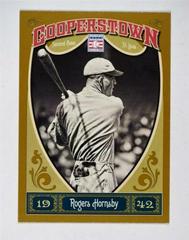 Rogers Hornsby #6 Baseball Cards 2013 Panini Cooperstown Prices