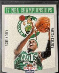 Paul Pierce Basketball Cards 2012 Panini Past & Present Championship Banners Prices