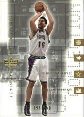 Peja Stojakovic #50 Basketball Cards 2001 Ultimate Collection Prices