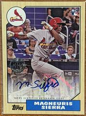 Magneuris Sierra #MS Baseball Cards 2017 Topps Update 1987 Autographs Prices
