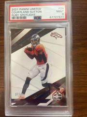 Courtland Sutton [Ruby Spotlight] Football Cards 2021 Panini Limited Prices