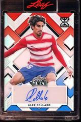 Alex Collado [Prismatic Red White Blue] #BA-AC1 Soccer Cards 2022 Leaf Metal Autographs Prices