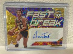 Jerry West [Gold] Basketball Cards 2019 Panini Mosaic Autographs Fast Break Prices