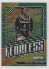 Kahleah Copper [Green] #6 Basketball Cards 2023 Panini Prizm WNBA Fearless Prices