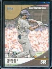 Fernando Tatis Jr. [Gold] #SS-10 Baseball Cards 2022 Topps Significant Statistics Prices