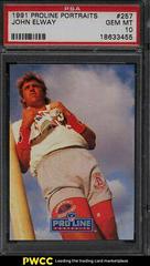 John Elway #257 Football Cards 1991 Proline Portraits Prices