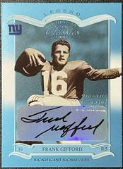Frank Gifford [Significant Signatures] #114 Football Cards 2003 Panini Donruss Classics Prices