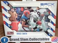 Bruce Smith [Red] #SA-BS Football Cards 2022 Panini Score Sack Attack Prices
