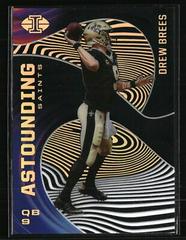 Drew Brees [Black] #A12 Football Cards 2020 Panini Illusions Astounding Prices