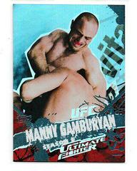 Manny Gamburyan [Black] Ufc Cards 2010 Topps UFC Main Event The Ultimate Fighter Prices