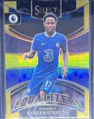 Raheem Sterling [Gold] #25 Soccer Cards 2022 Panini Select Premier League Equalizers Prices