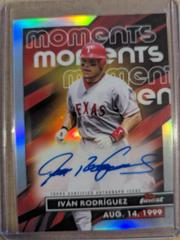 Ivan Rodriguez #FMA-IR Baseball Cards 2023 Topps Finest Moments Autographs Prices