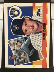 Rob Deer Baseball Cards 1990 Topps Big Baseball Prices