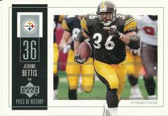 Jerome Bettis #77 Football Cards 2002 Upper Deck Piece of History Prices