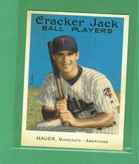 Joe Mauer [Mini Blue] #186 Baseball Cards 2004 Topps Cracker Jack Prices