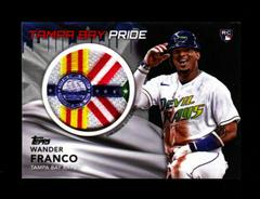 Wander Franco [Black] #CFP-WF Baseball Cards 2022 Topps City Flag Patch Relics Prices