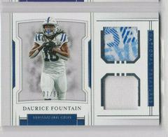 Daurice Fountain Football Cards 2018 National Treasures Rookie Dual Materials Prices