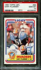 Gary Plummer #88 Football Cards 1984 Topps USFL Prices