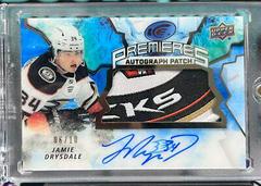 Jamie Drysdale [Autograph Patch] #IP-DR Hockey Cards 2021 Upper Deck Ice Premieres Prices