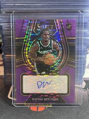 Davion Mitchell [Purple Pulsar] #RS-DML Basketball Cards 2021 Panini Select Rookie Signatures Prices