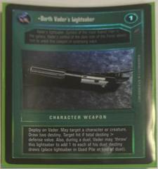 Darth Vader's Lightsaber [Foil] Star Wars CCG Reflections II Prices
