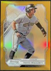 Travis Swaggerty [Gold Refractor] #BPR-14 Baseball Cards 2019 Bowman Sterling Prices