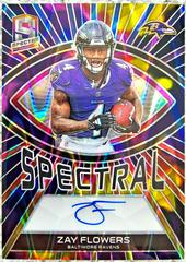 Zay Flowers [Supernova] #6 Football Cards 2023 Panini Spectra Spectral Signature Prices