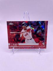 Mookie Betts [Red Refractor] #50 Baseball Cards 2019 Topps Chrome Sapphire Prices
