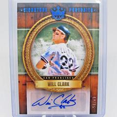 Will Clark [Blue] #SP-WC Baseball Cards 2022 Panini Diamond Kings Signature Portraits Prices