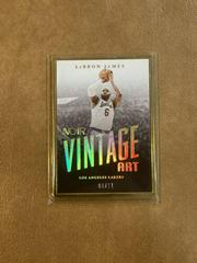 LeBron James [Vintage Art FOTL] #281 Basketball Cards 2021 Panini Noir Prices