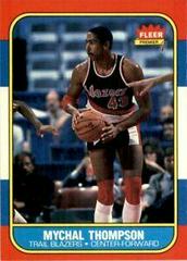Mychal Thompson Basketball Cards 1986 Fleer Prices